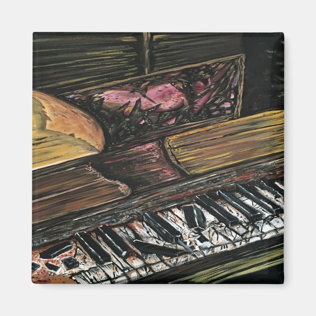 Broken Piano Magnet (Framsidan)