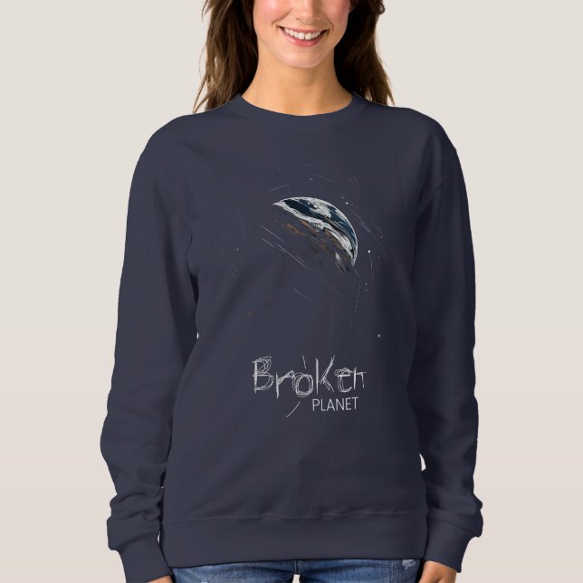 Broken Planet T Shirt (Framsida)