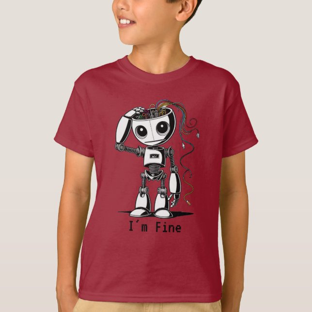 Broken Robot - Jag är Bra T Shirt (Framsida)