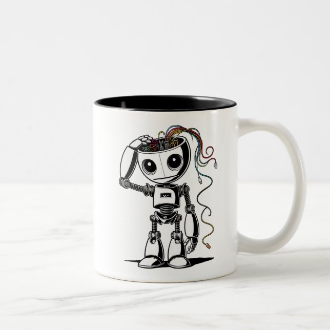 Broken Robot - Jag är Bra Två-Tonad Mugg (Höger)