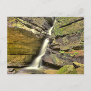 Broken Sten Falls, Hocking Backe, Ohio Vykort