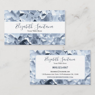 Broken White Crystals Visitkort