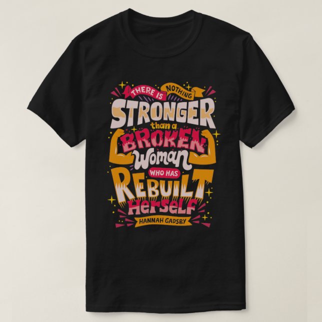 Broken Woman T Shirt (Design framsida)