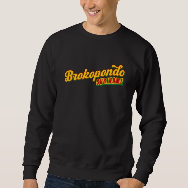 Brokopondo Surinam Lång Ärmad Tröja (Framsida)