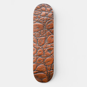 Brokrokodilläderfeket Mini Skateboard Bräda 18,5 Cm