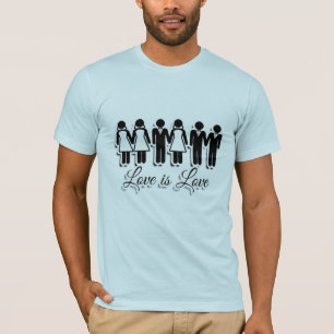 BRÖLL OPS LOVE ÄR KÄRLEK KONTUR -.png Tee