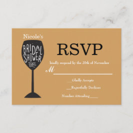 BRÖLL OPSFÖRSKOARV Glas i valfri färg SVAROMSLAG OSA Kort