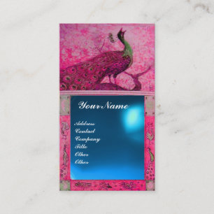 BRÖLL OPSKÄRFT PAJON monogram rosa blå safir Visitkort