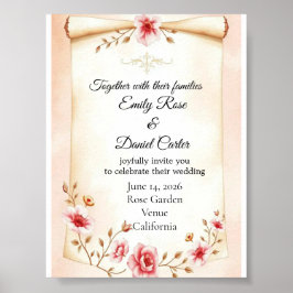 Bröllagsdekor efter festen poster