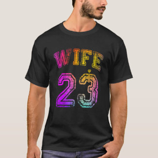 Bröllagsfest för fru Brudmatchning 2023 Smekmånad T Shirt