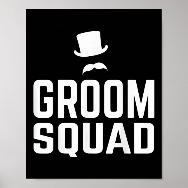Bröllagspresent Till Mors Brudgum Squad Svägerska  Poster (Framsidan)