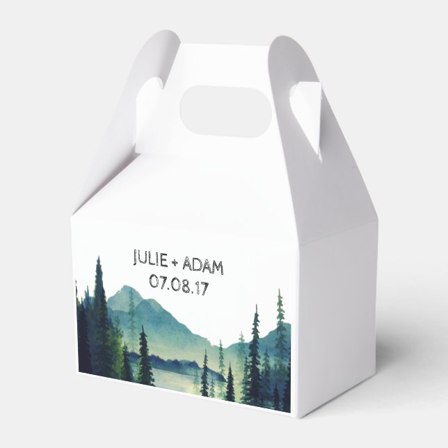 Bröllagspresentförpackningar för camping presentaskar (Framsidan Sidan)