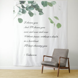 Bröllaksbakgrundsdunkelduk akvarell eukalyptus