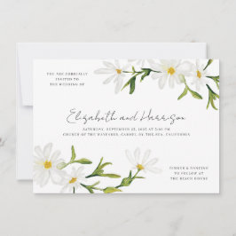 Bröllbjudan för Anpassningsbar av vattenfärgsbaser Inbjudningar