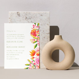 Bröllbjudan för Blommigt av Rosans Grönt