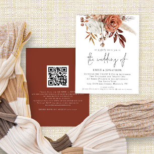 Bröllbjudan för budgeterade Blommigtar vid fel