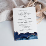 Bröllbjudan för marinen och ro guld inbjudningar<br><div class="desc">En bröllop-temadesign med elegantens svarta skript. Den svarta texten och andra funktioner i den här mallen för bröllopsinbjudan kan anpassas.</div>