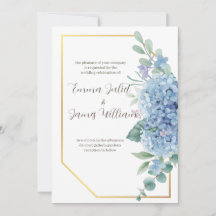 Bröllbjudan Lavender Watercolor Lilacs Wedding