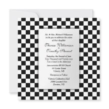 Bröllbjudan till biltemat i tävling