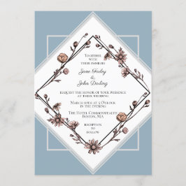 Bröllbjudan till Daisy i Bläck Inbjudningar