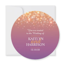 Bröllbjudan till gnistran Modern champagne