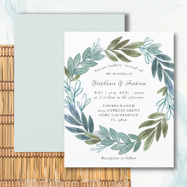 Bröllbjudan till Grönt av budgetmässig, sund priss