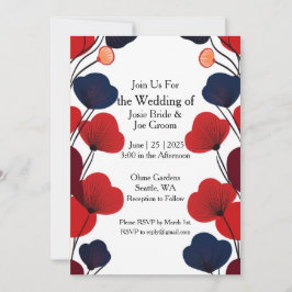 Bröllbjudan till Mod stil Inbjudningar