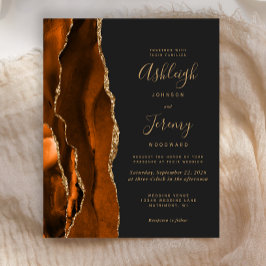 Bröllbjudan till Mörk för  av budgetagate-bränd Or