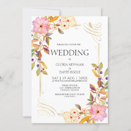 Bröllbjudan till Romantic Vår Blommigt Inbjudningar