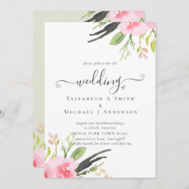 Bröllbjudan till  Rosa av budget för olivkvalitet