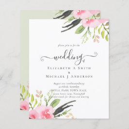 Bröllbjudan till  Rosa av budget för olivkvalitet