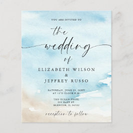 Bröllbjudan till sommarklossession i Oceanen