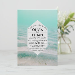 Bröllbjudan till undervattensstjärnor inbjudningar