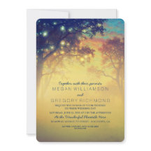 Bröllbjudanden till marschbräken Ljus Träd