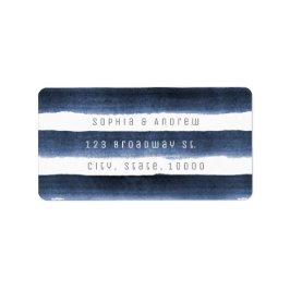 Bröllbröllop på sjöfärssjömaren rand adressetikett