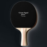 bröllesgäst möhippa lägg till namn modern enkel pingisracket<br><div class="desc">design</div>