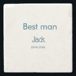 bröllesman best man add name text möhippa stenunderlägg<br><div class="desc">design</div>