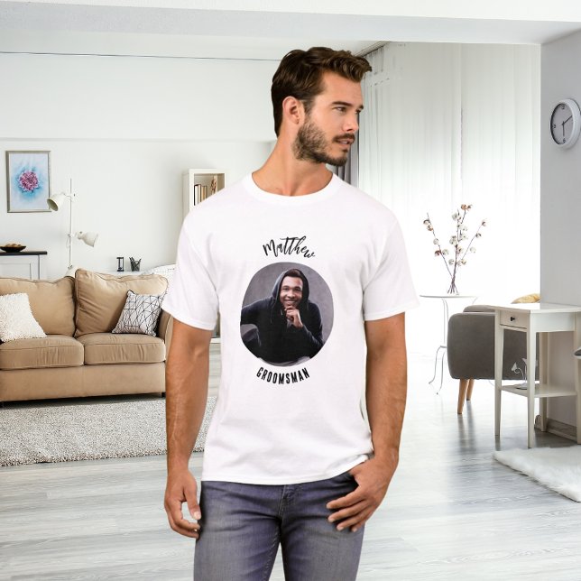 Bröllesman foto möhippa t shirt (Skapare uppladdad)