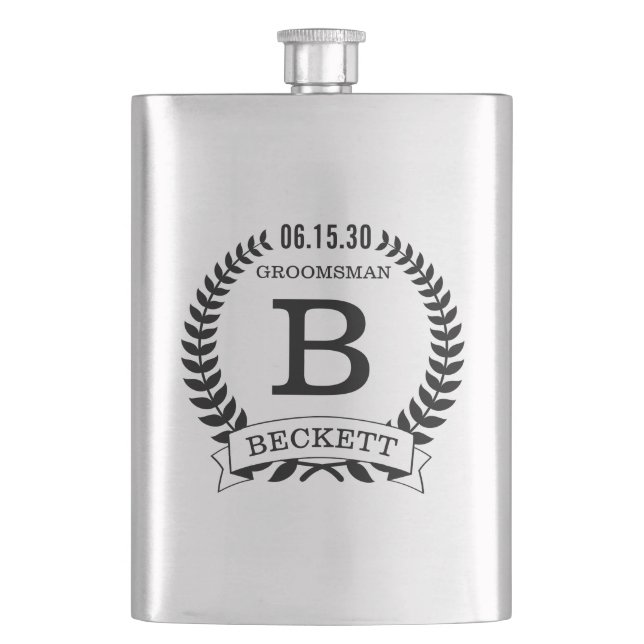 Bröllesman Initialer Fickplunta (Framsidan)