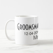 Bröllesman lägg till namn datum år grått krage bow