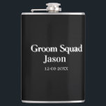 bröllesman möhippa fest lägga till namn modern enk fickplunta<br><div class="desc">design</div>