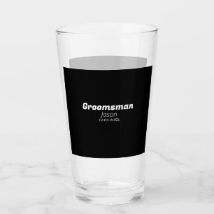 bröllesman möhippa lägg till namn modern enkel glaskopp
