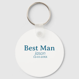 bröllesman möhippa lägg till namn modern enkel nyckelring