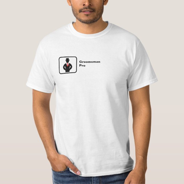 Bröllesman Pro (liten logotyp) T-shirt (Framsida)