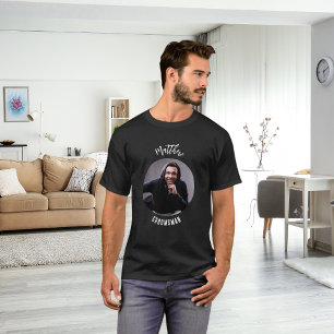 Bröllesman svart vitt foto möhippa t shirt