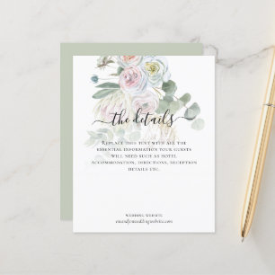 Brölljsdetaljer för Budget Boho Eucalyptus Blommor