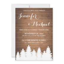 Bröllokort för skogsäggsbröllop