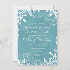 Brölloksinbjudan i Färg, redigerbar bakgrund Inbjudningar