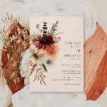 Brölloksinbjudan till elegantens misslyckade Blomm Inbjudningar<br><div class="desc">Ange tonen för din speciella dag med vår inbjudan till bröllopsfest för Blommigten. Denna inbjudan är höst färger och känslig för riken och innehåller en blommigt och en perfekt för en tidlös höst i bröllop. Matchande objekt i vår butik Cava Party-design.</div>