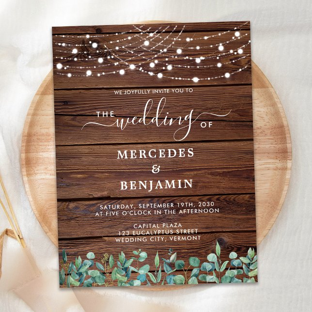 Brölloksinbjudan till Ljus QR-kod för budgetansvar (Skapare uppladdad)